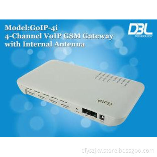 VoIP Billing 4 Channel SIM Card Static IP Gateway Keyboard